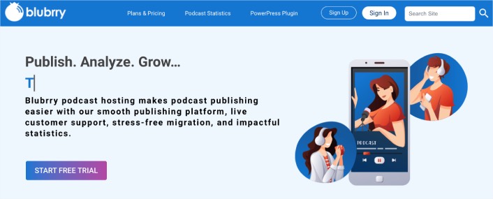 Blubrry Podcast 플러그인 WordPress