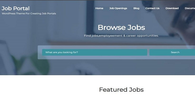 JobPortal-Best-Free-Job-Board-WordPress-主题