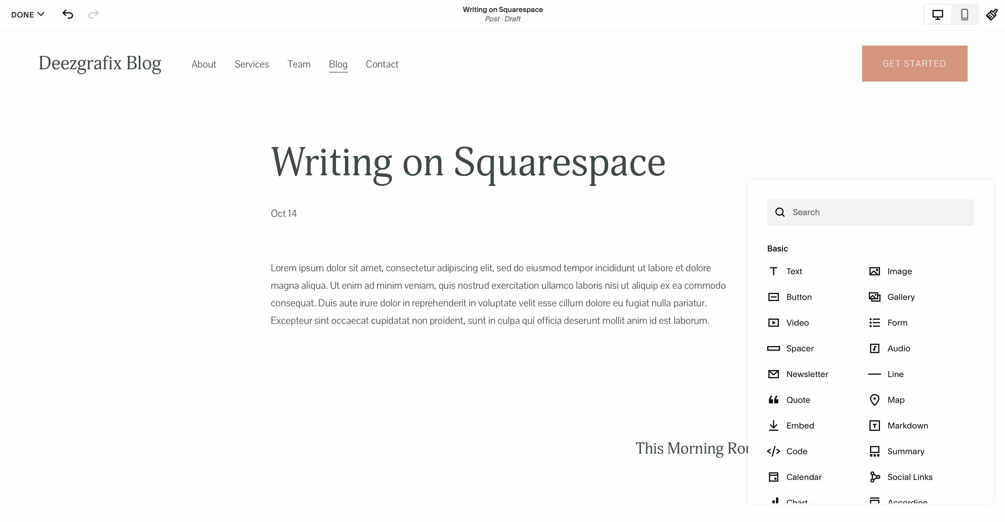 Squarespace 公開ツール