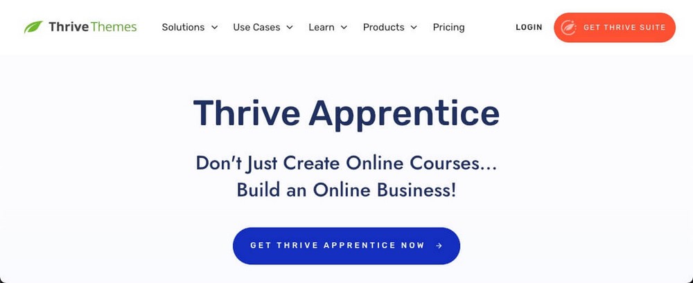 Thrive Apprentice-Homepage