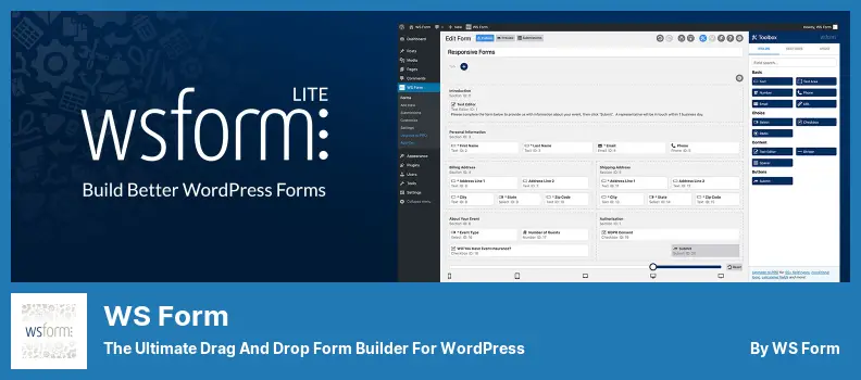 WS Form Plugin – Der ultimative Drag-and-Drop-Formularersteller für WordPress