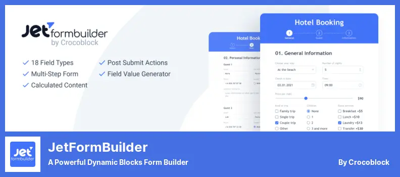 JetFormBuilder Plugin - Ein leistungsstarker Formulargenerator für dynamische Blöcke