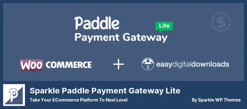 Sparkle Paddle Payment Gateway Lite Plugin - Bringen Sie Ihre E-Commerce-Plattform auf die nächste Stufe