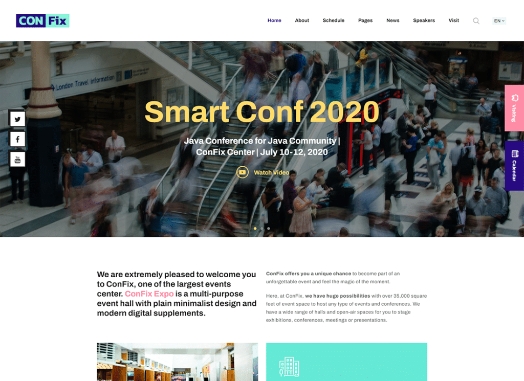 ConFix | ธีม WordPress งานเอ็กซ์โปและกิจกรรม