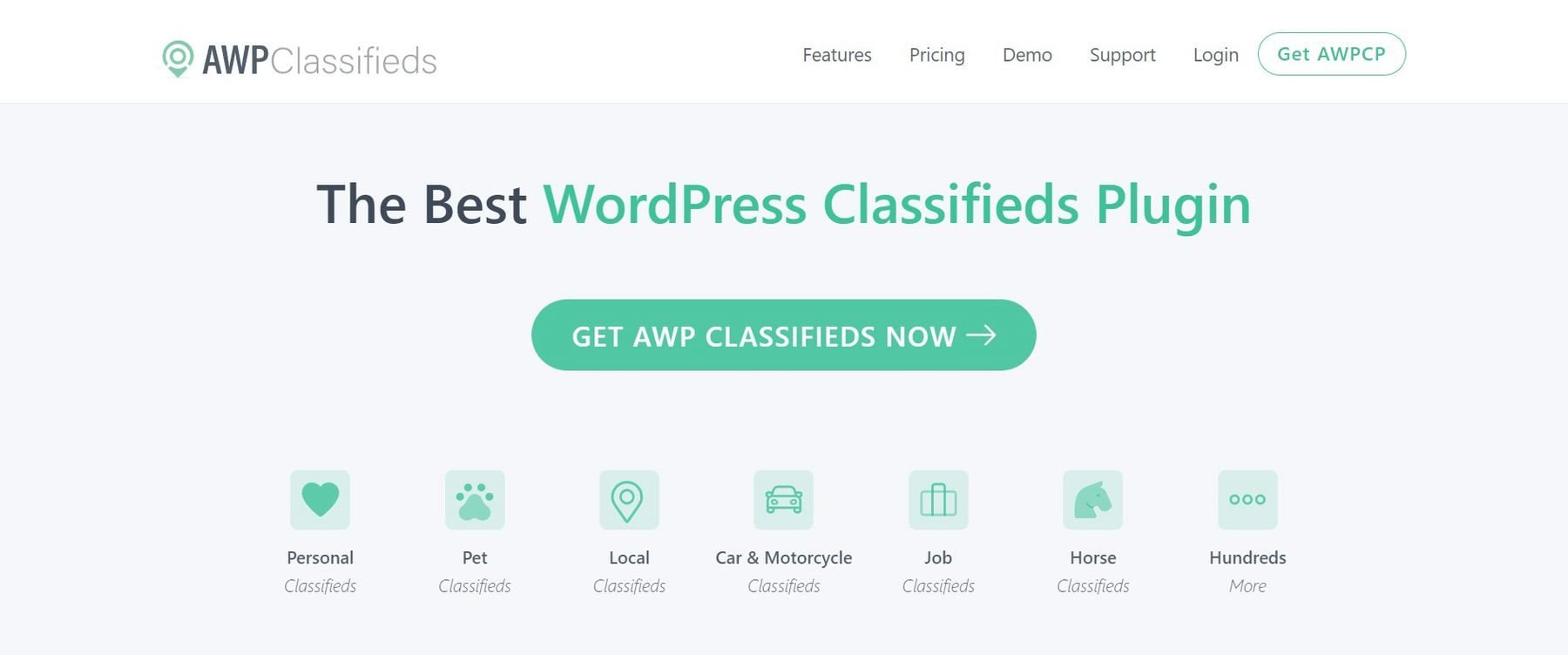 AWP Classified Plugin ホームページ 2023 年 2 月