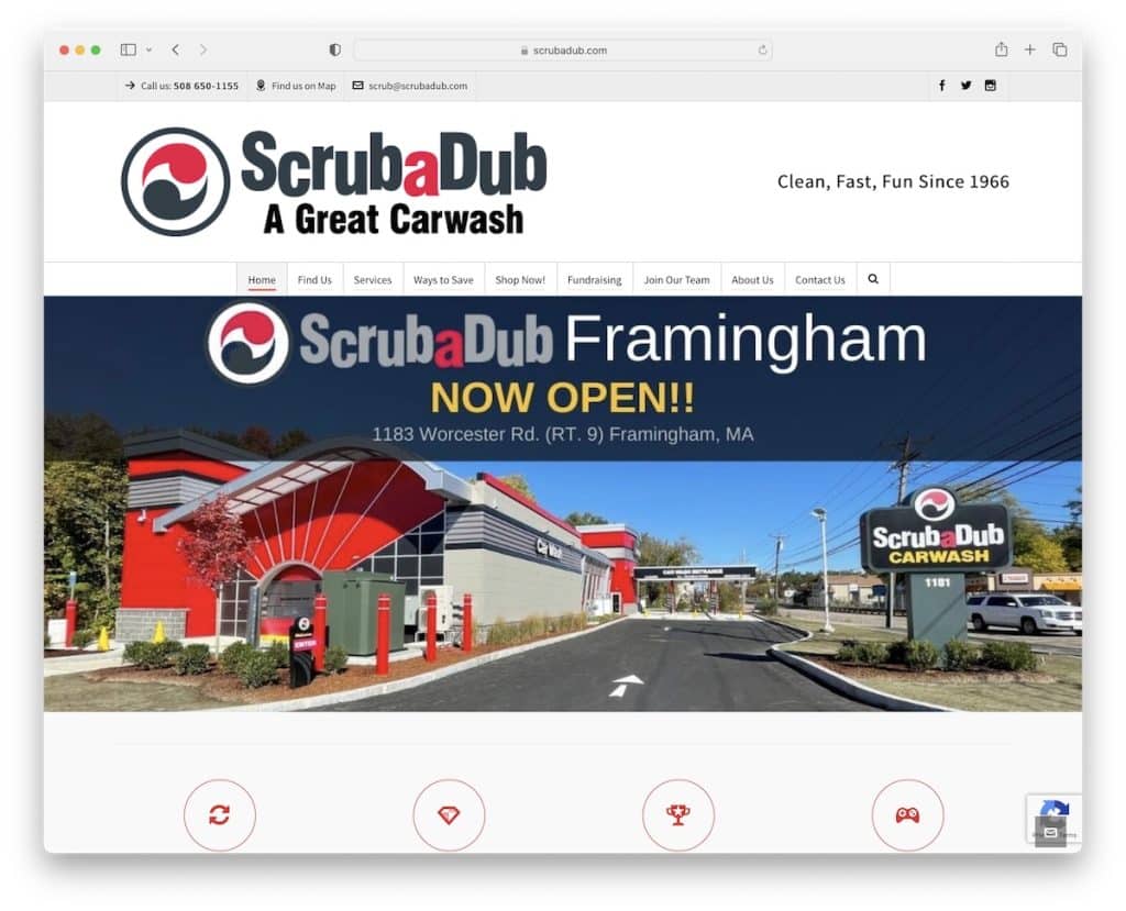 Scradub 洗車 web デザイン