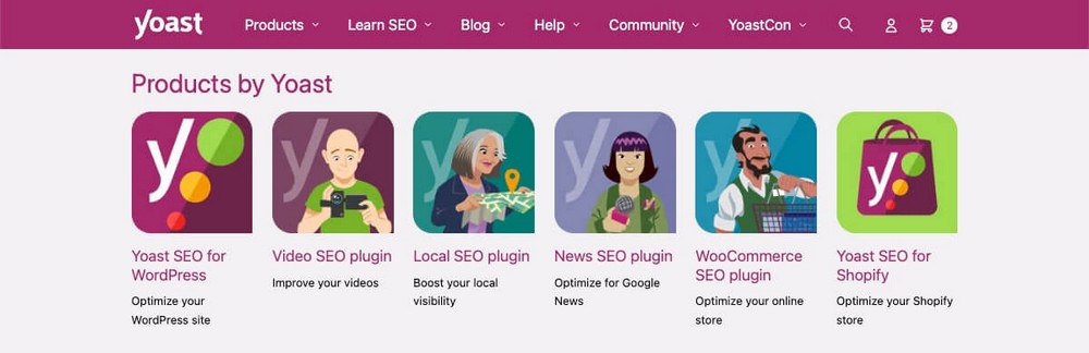 Yoast SEO 产品