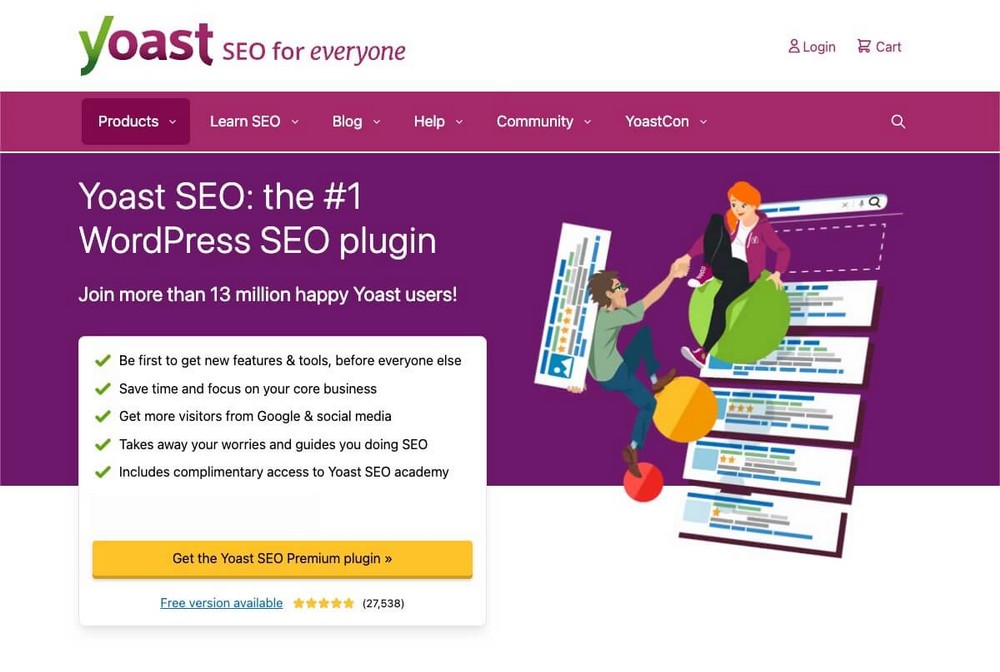 Yoast SEO 插件主页