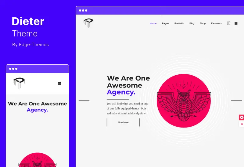 Dieter Theme - Authentic Artist & Creative Design Agency WordPress 主题