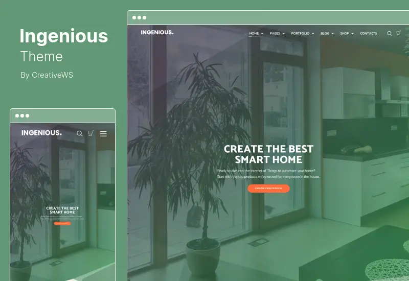 Geniales Theme - Smart Home Automation WordPress Theme