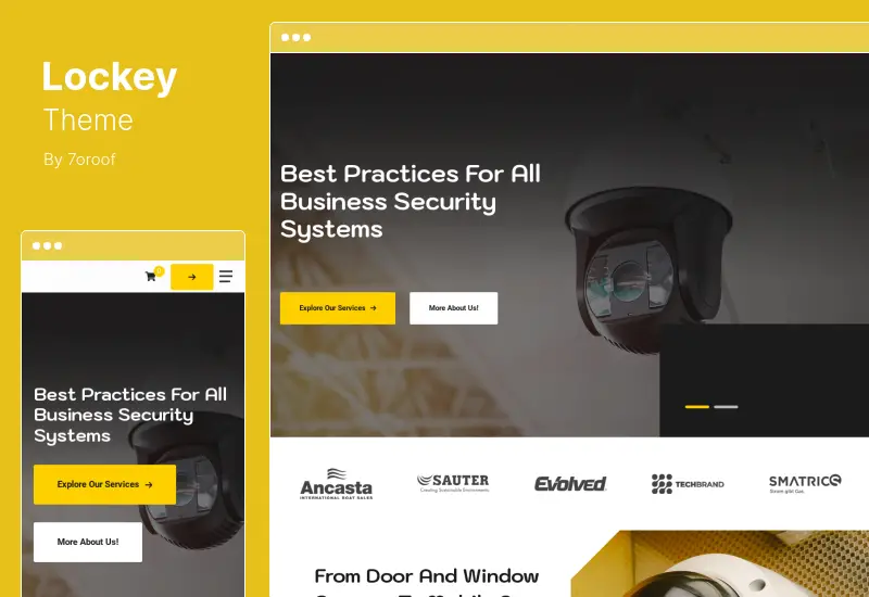 Lockey Theme – WordPress-Thema für CCTV- und Sicherheitssysteme