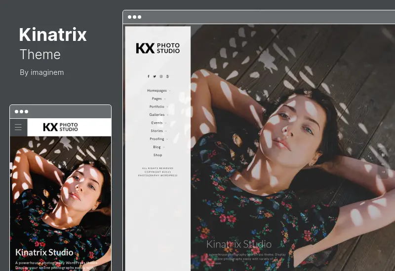 Kinatrix 主题 - 摄影 WordPress 主题