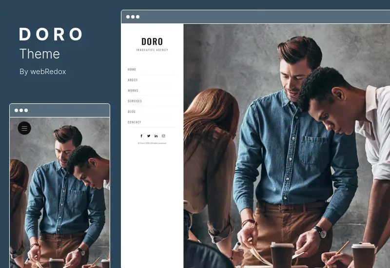 DORO 主题 - Creative Agency WordPress 主题