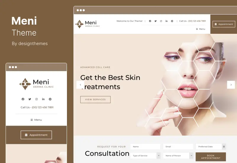 Meni Theme - Medical Doctor WordPress 主题