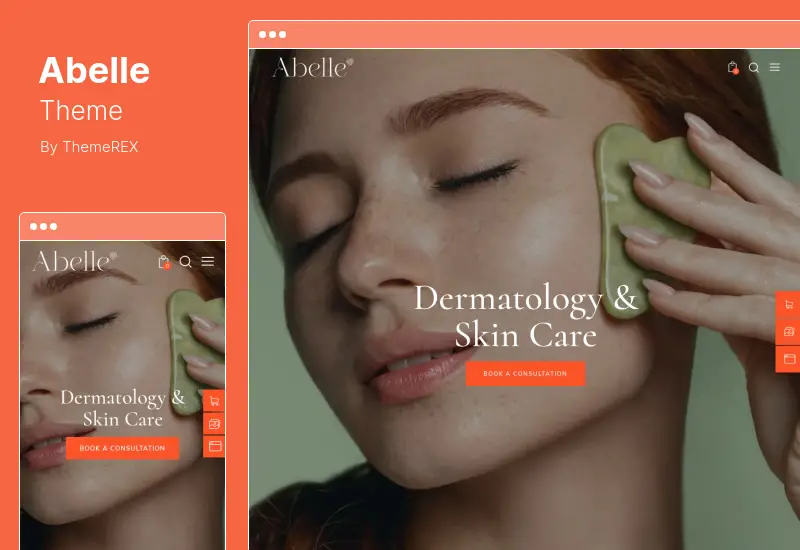 Abelle 主题 - Beauty Salon Elementor WordPress 主题