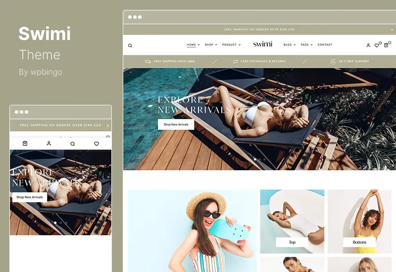 Swimi 主题 - Swimwear WooCommerce WordPress 主题