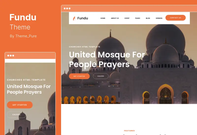 Fundu Theme - 宗教 WordPress 主题