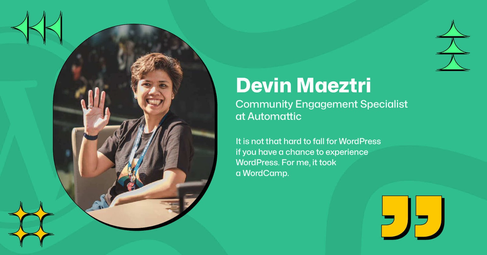 Devin Maeztri, Mulheres no WordPress, WordCamp