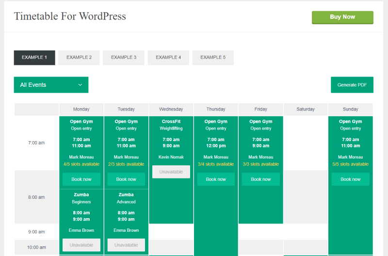 orarul pentru captură de ecran wordpress