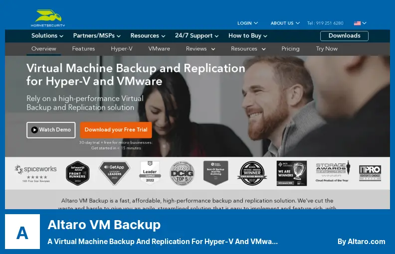 Altaro VM Backup - O mașină virtuală de backup și replicare pentru Hyper-V și VMware