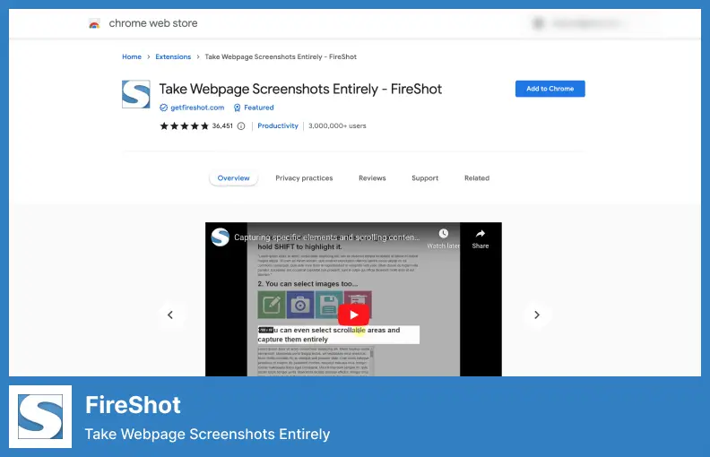 FireShot - Mengambil Screenshot Halaman Web Sepenuhnya