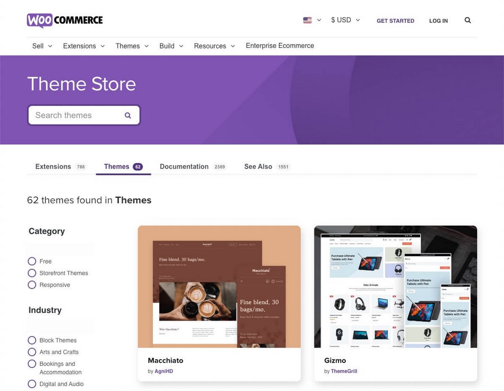 ثيمات WooCommerce