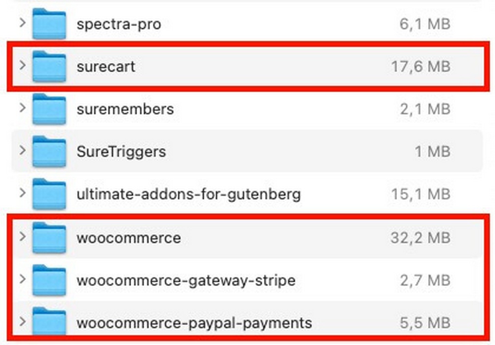 حجم WooCommerce مقابل SureCart