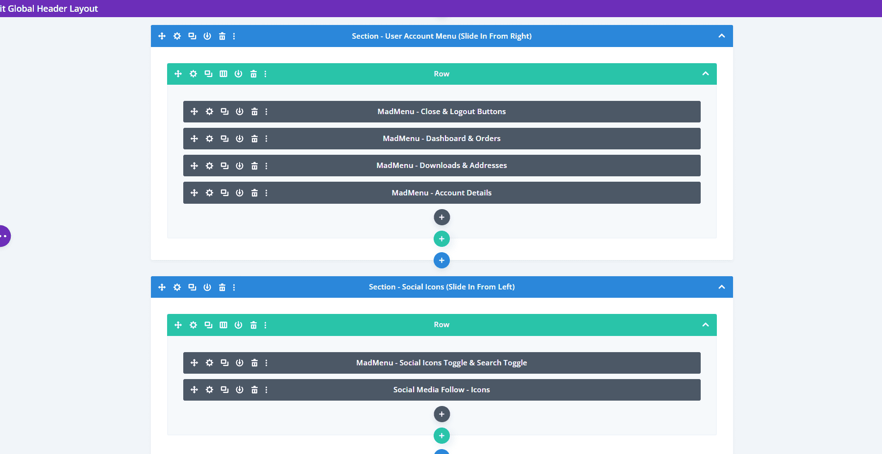 การสาธิต Divi MadMenu สิบสาม