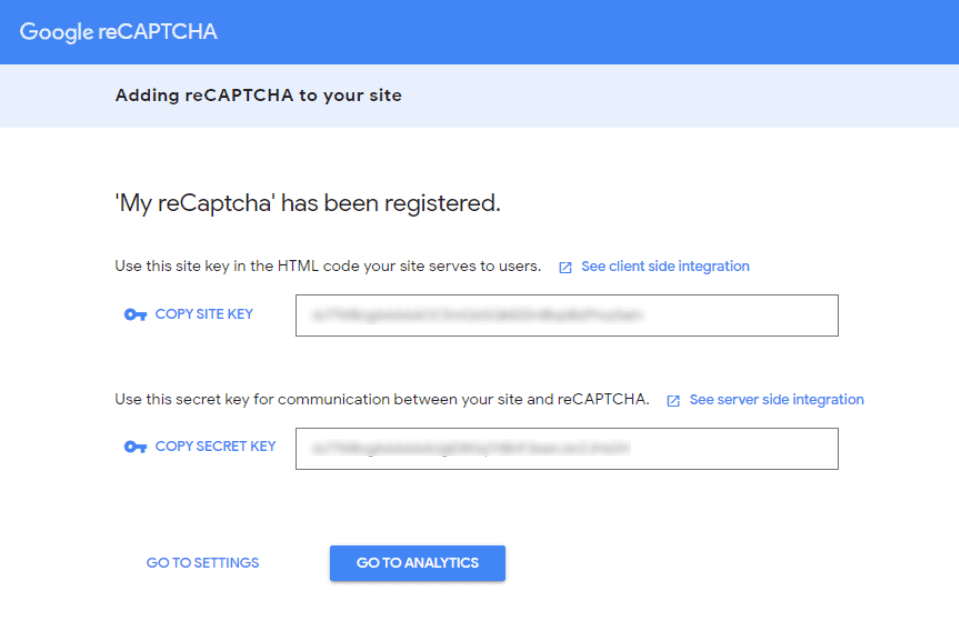 إضافة reCAPTCHA إلى موقعك