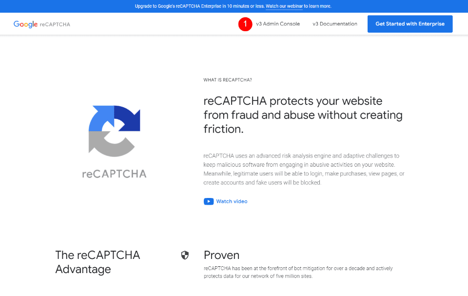 كيفية إعداد reCAPTCHA