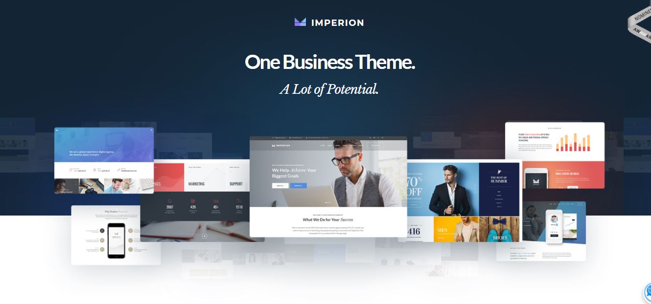 imperion potential business elementor theme