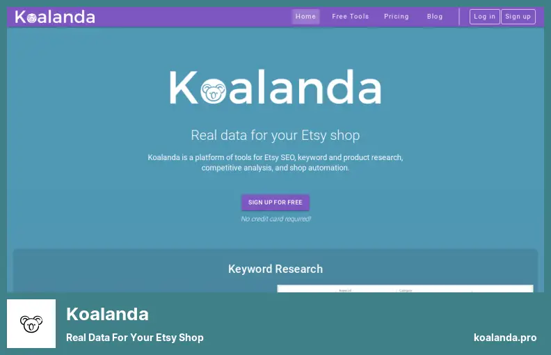 Koalanda - 您的 Etsy 商店的真实数据