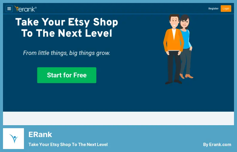 eRank - 让您的 Etsy 商店更上一层楼