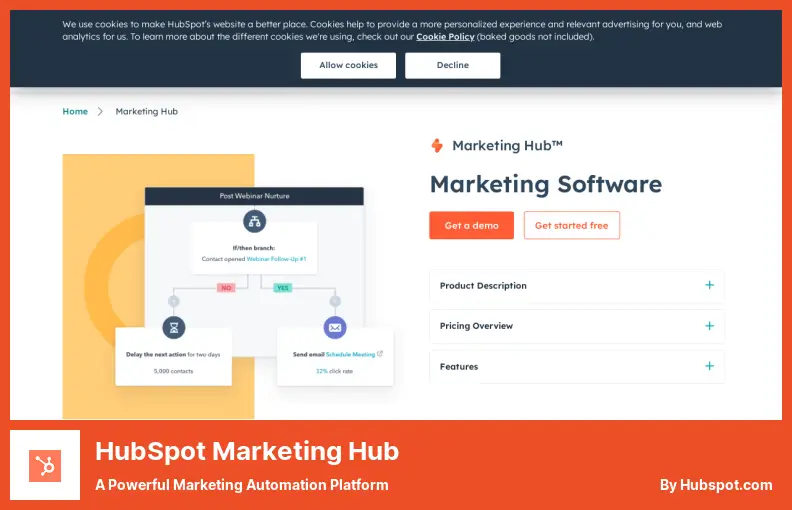 HubSpot マーケティング ハブ - 強力なマーケティング自動化プラットフォーム