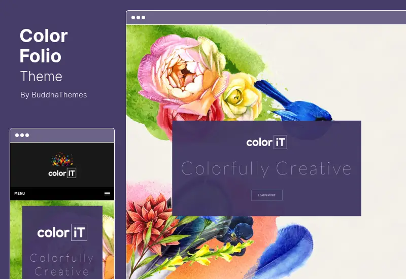 Tema ColorFolio - Tema WordPress per designer freelance