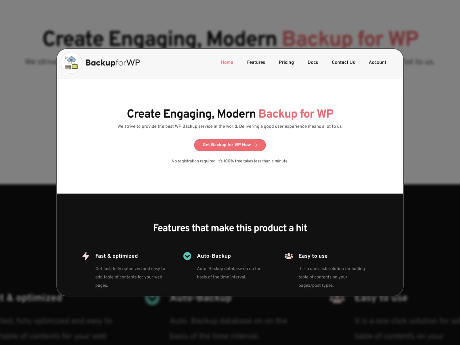 WP Database Backup WordPress 插件高级版主页