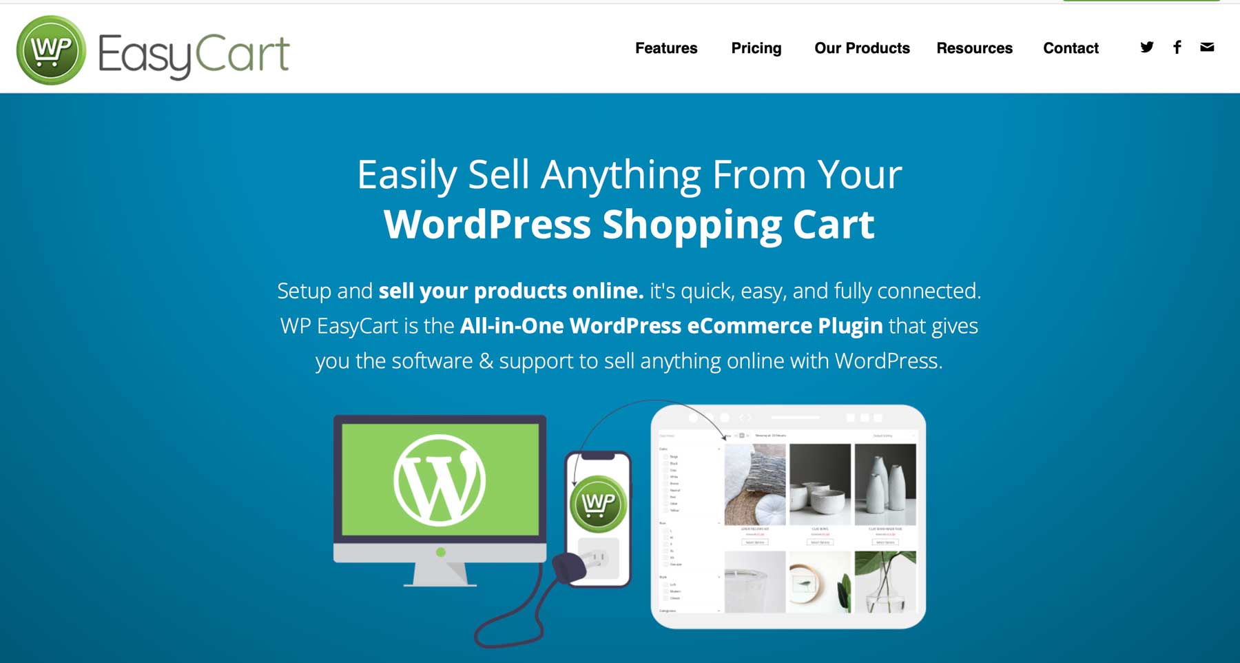 WP Easy Cart أفضل عربة التجارة الإلكترونية في WordPress