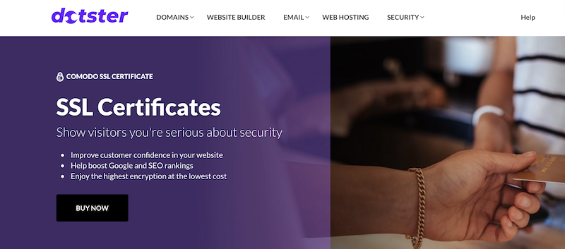 Dotster SSL 証明書