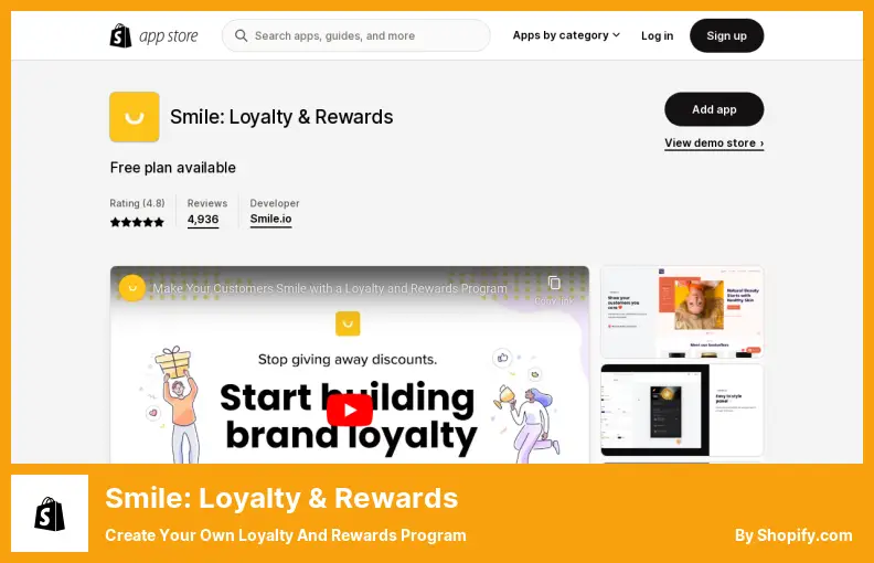 Smile: Loyalty & Rewards - 独自のロイヤルティとリワード プログラムを作成する