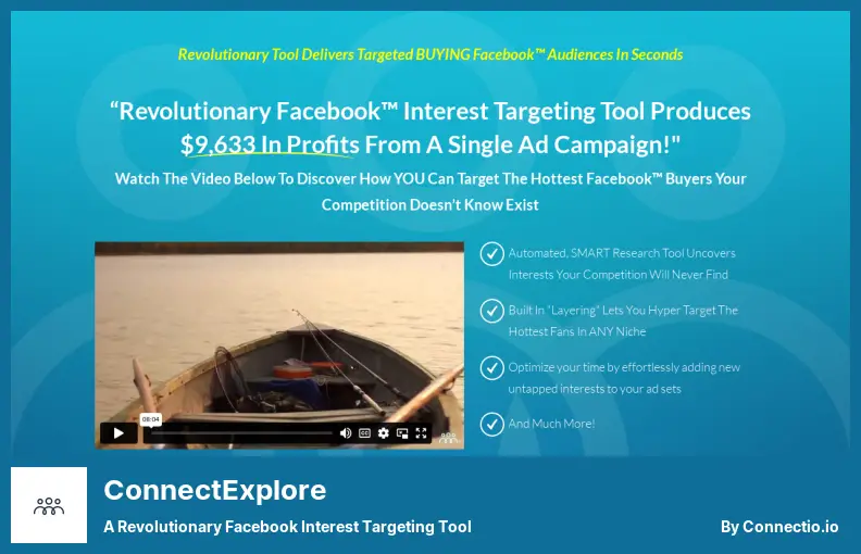 ConnectExplore - 革命性的 Facebook 兴趣定位工具