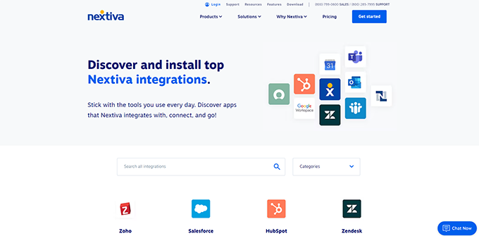 Nextiva integrations