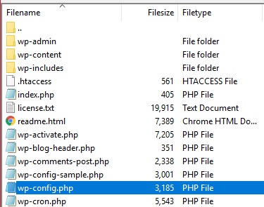 wp config fișier php schimba adresa URL a paginii în wordpress