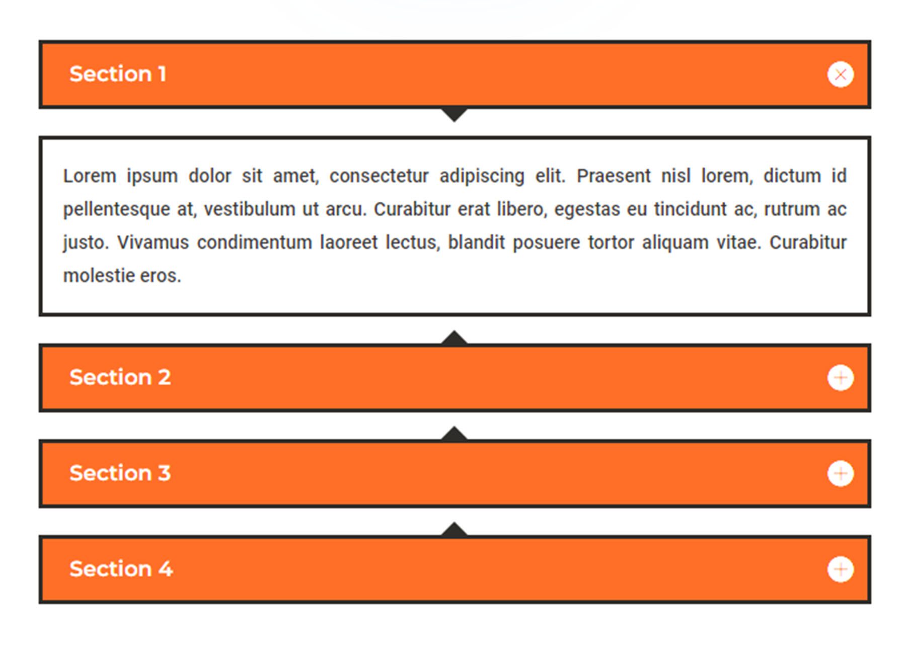 Divi Ürün Öne Çıkanlar Nihai Divi Modülü UI Kiti Accordion 8