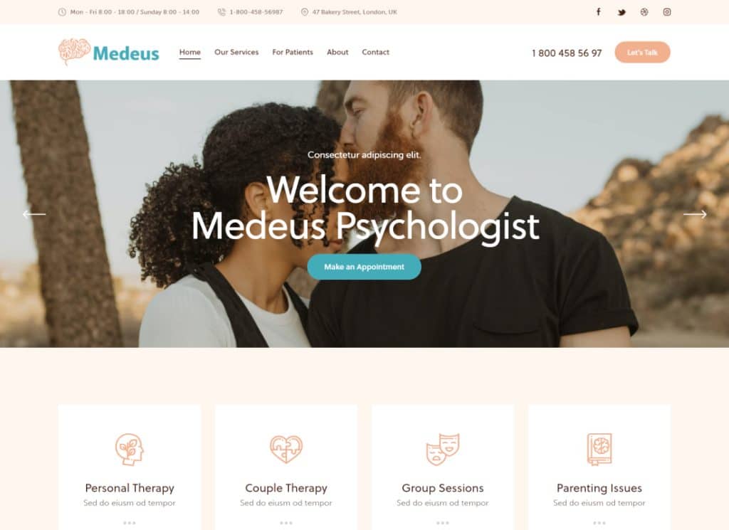 Medeus | Tıbbi Çok Amaçlı Doktor WordPress Teması