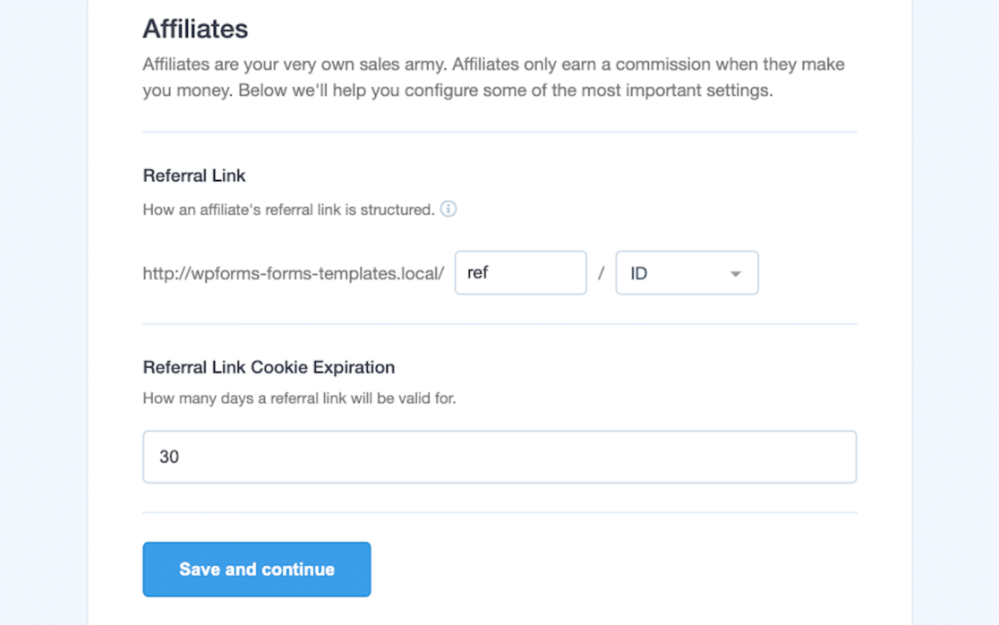 Setting referral cookies