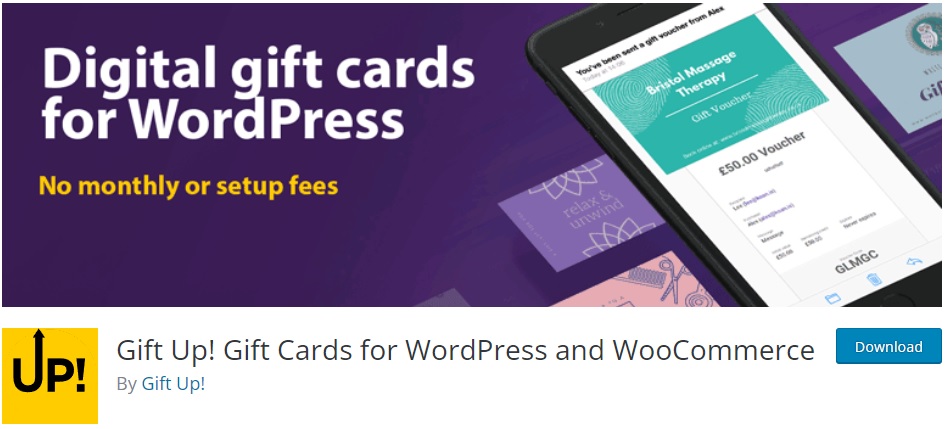 regalar crear tarjetas de regalo de woocommerce