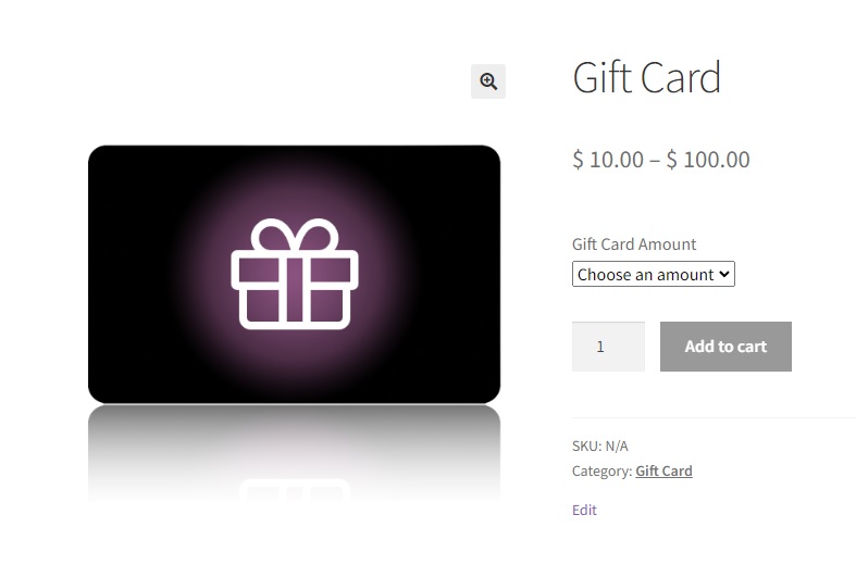 produk kartu hadiah membuat kartu hadiah woocommerce
