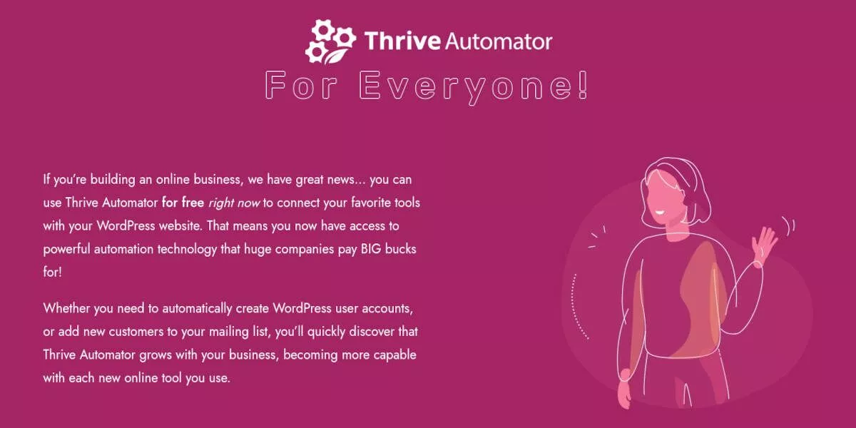 Sitio web de Thrive Automator