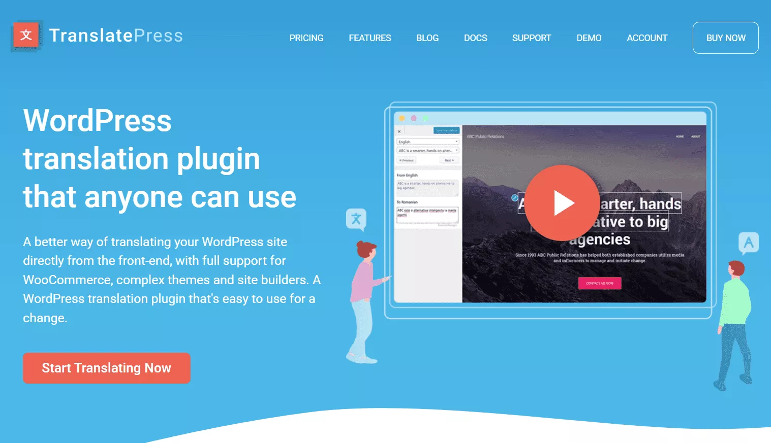 Plug-in multilingue WordPress TranslatePress