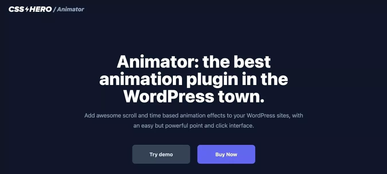 Recensione dell'animatore di questo plugin di animazione per WordPress